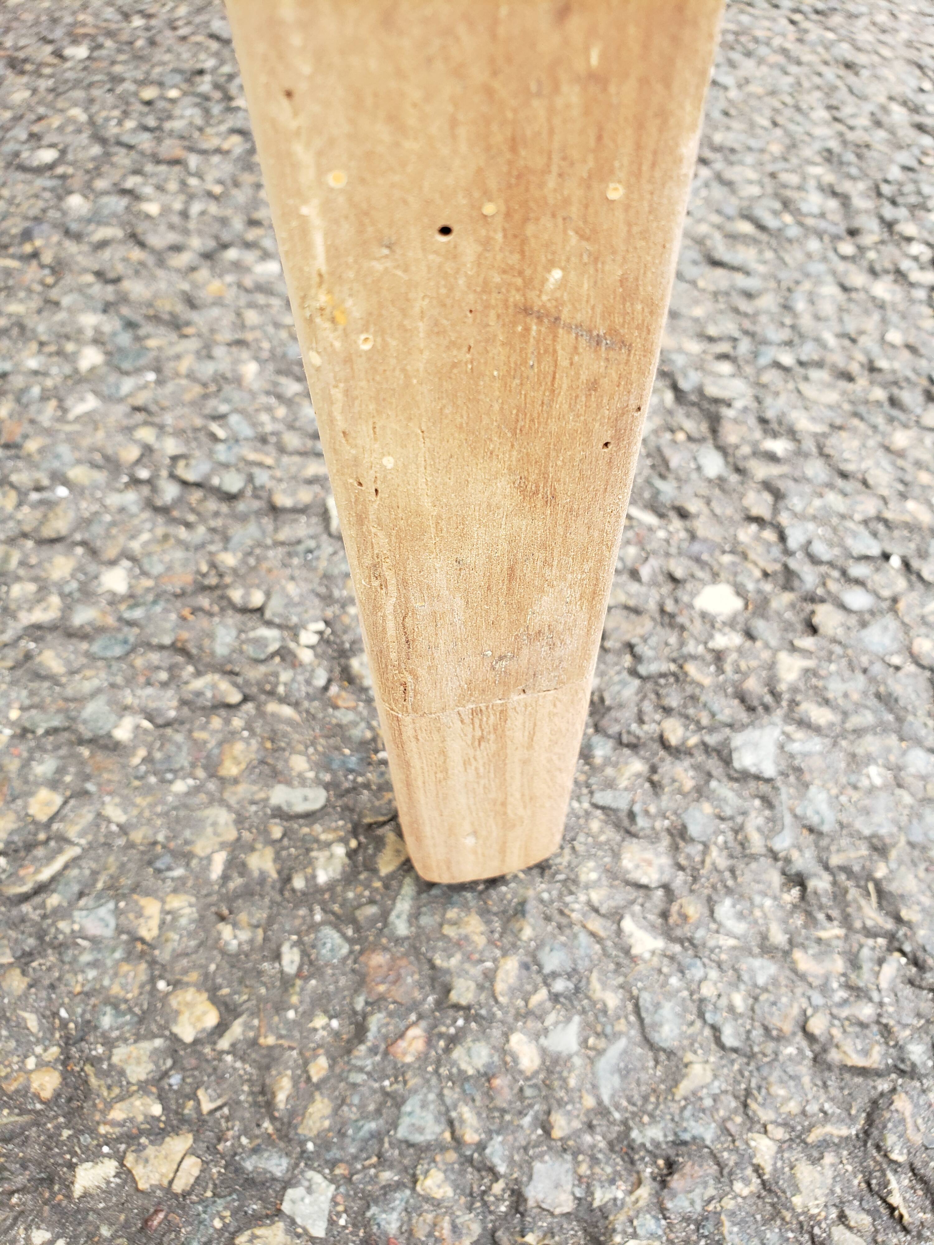 Farm table 2 poplar and chestnut drawers