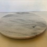 White grey marble trivet
