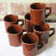 6 espresso cups from Sarreguemines France