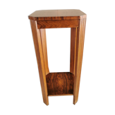 High art deco walnut selette