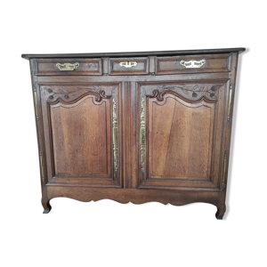 Buffet 2 tiroirs deux portes