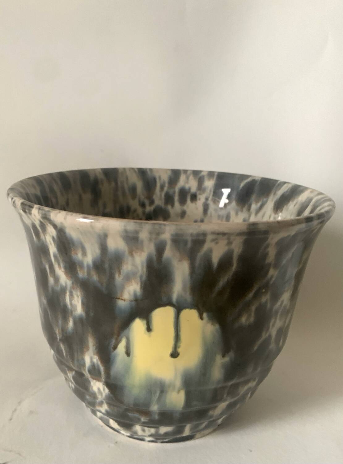 Vintage Vallauris ceramic flowerpot