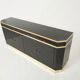 Black lacquered and brass inlade by J.C. Mahey 70s