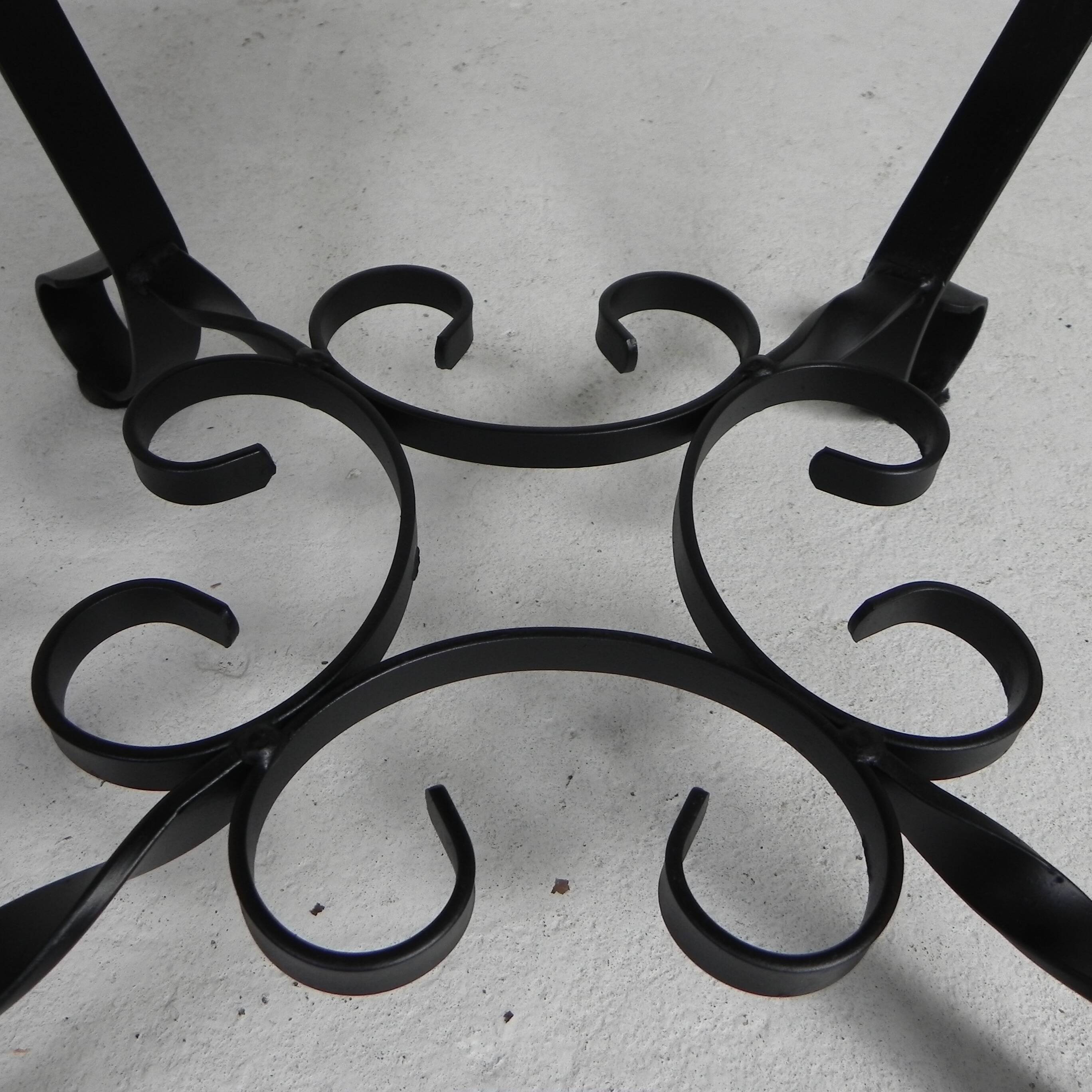 Vintage coffee table with 4 tiles, 1960s