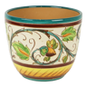 Pot de fleur poterie italienne fleurs en céramique numérotées 24cm