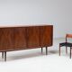 Gunni Omann highboard model 19 in rosewood Omann Jun Denmark 1960