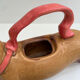 Dachshund zoomorphic teapot - Japanese glazed ceramic