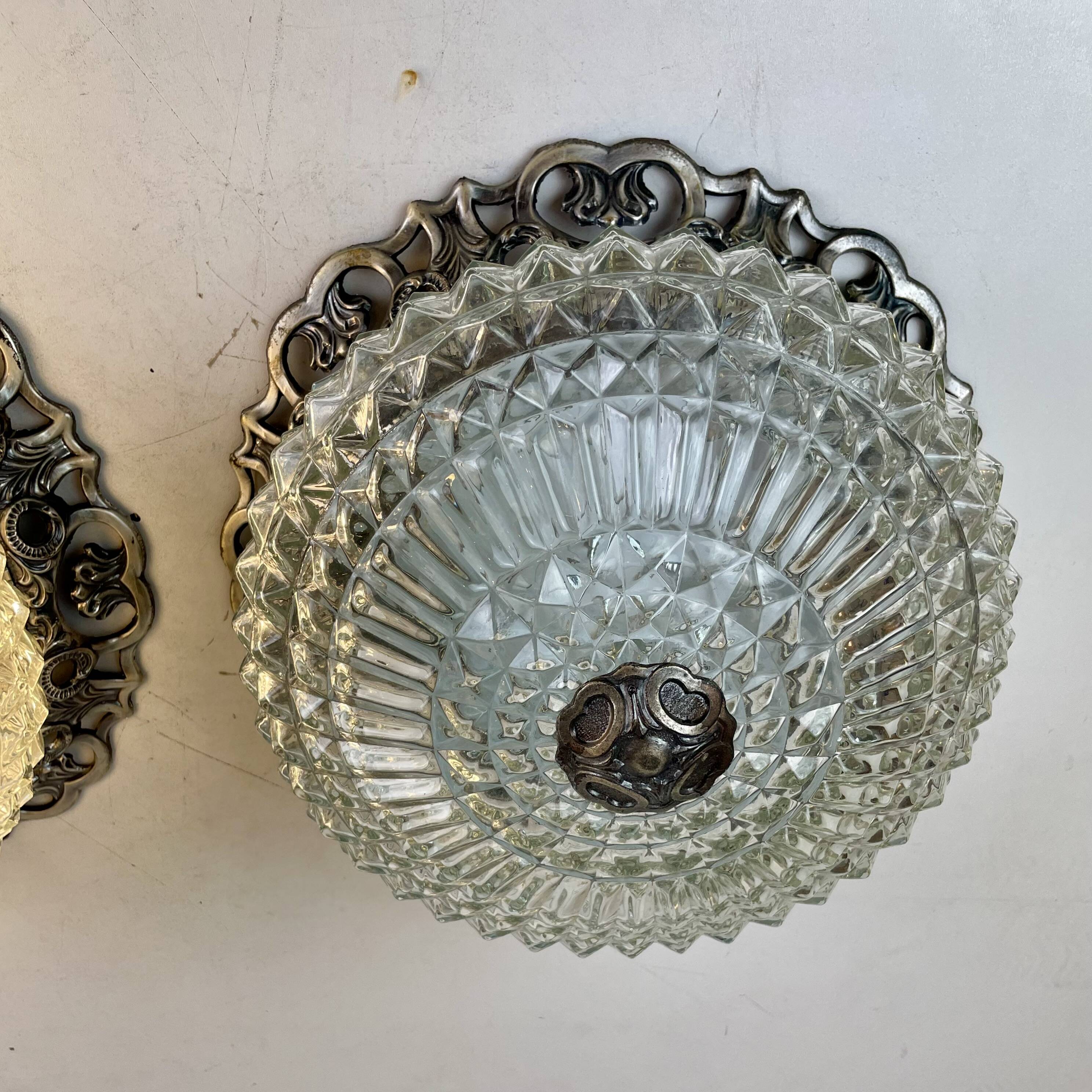 Ceiling Light Att. To Massive, Belgium, 1960s