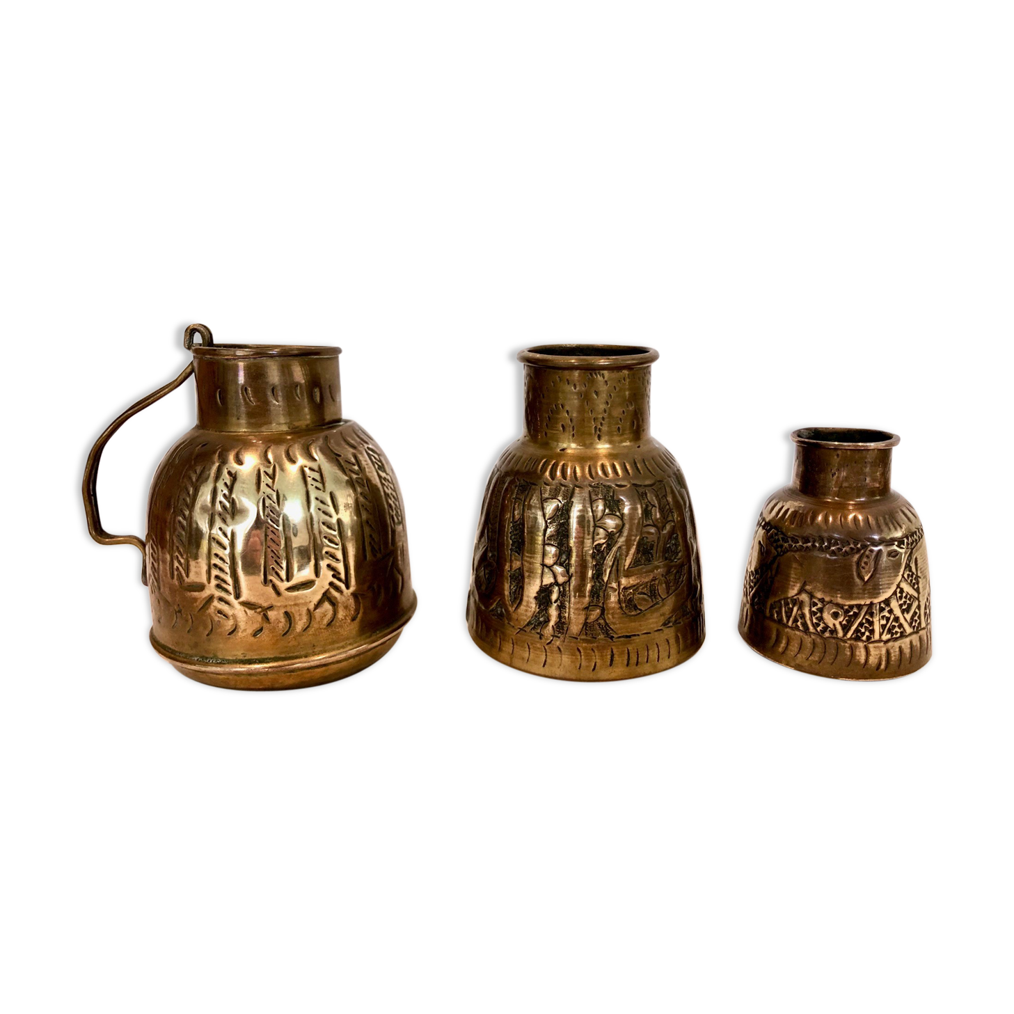 Copper spice pots - North Africa