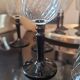 70s twisted stemmed glasses