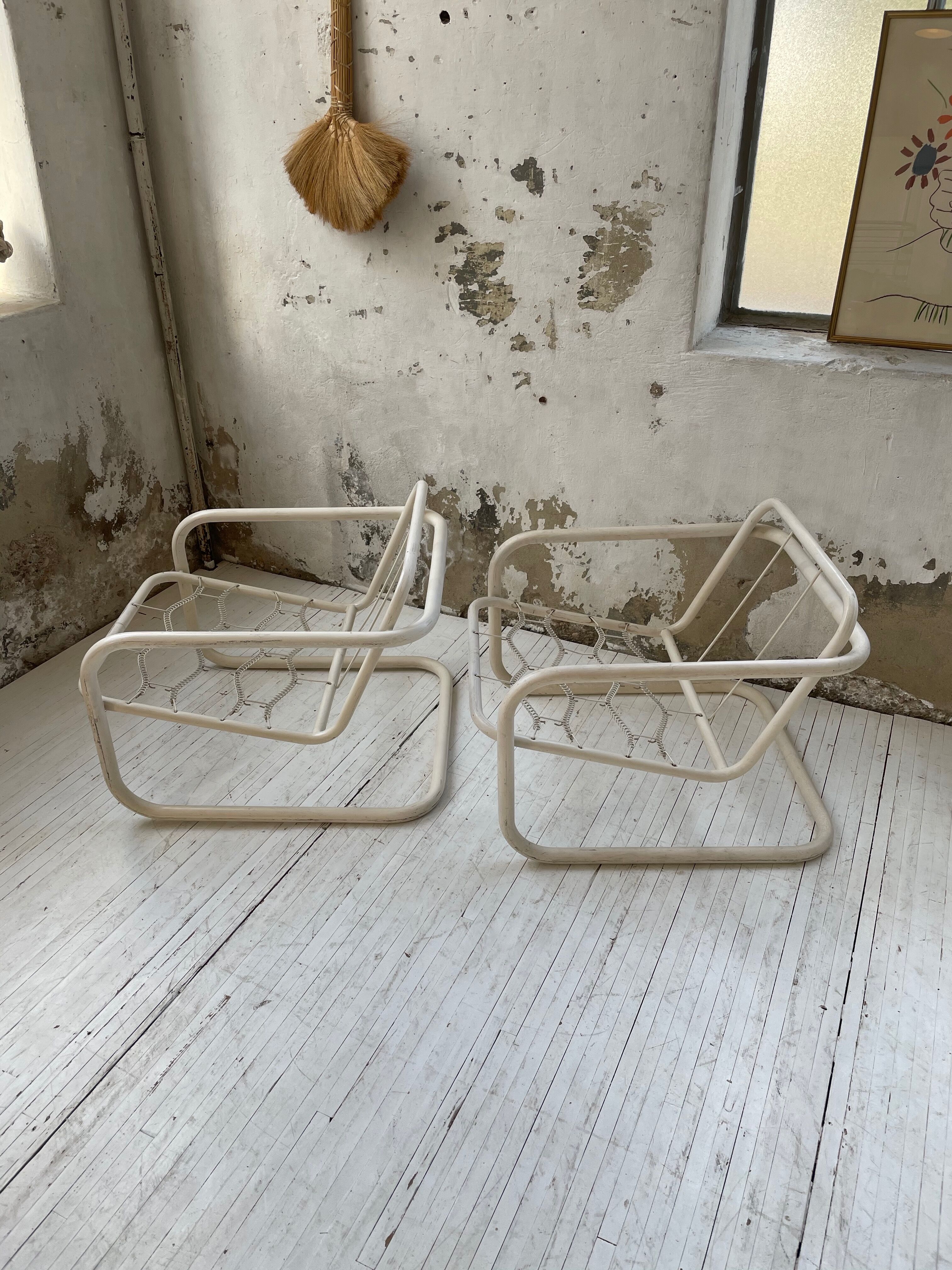 Pair of Prisunic chairs