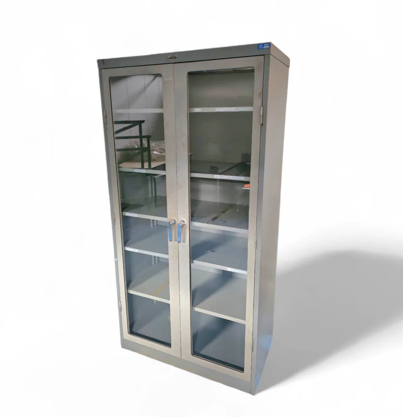 Metal laboratory / industrial cabinets / 1960s / N.V. Boma