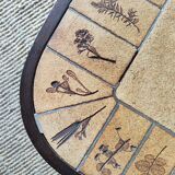 Table basse en céramique herbier