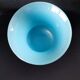 Vase en opaline bleu turquoise