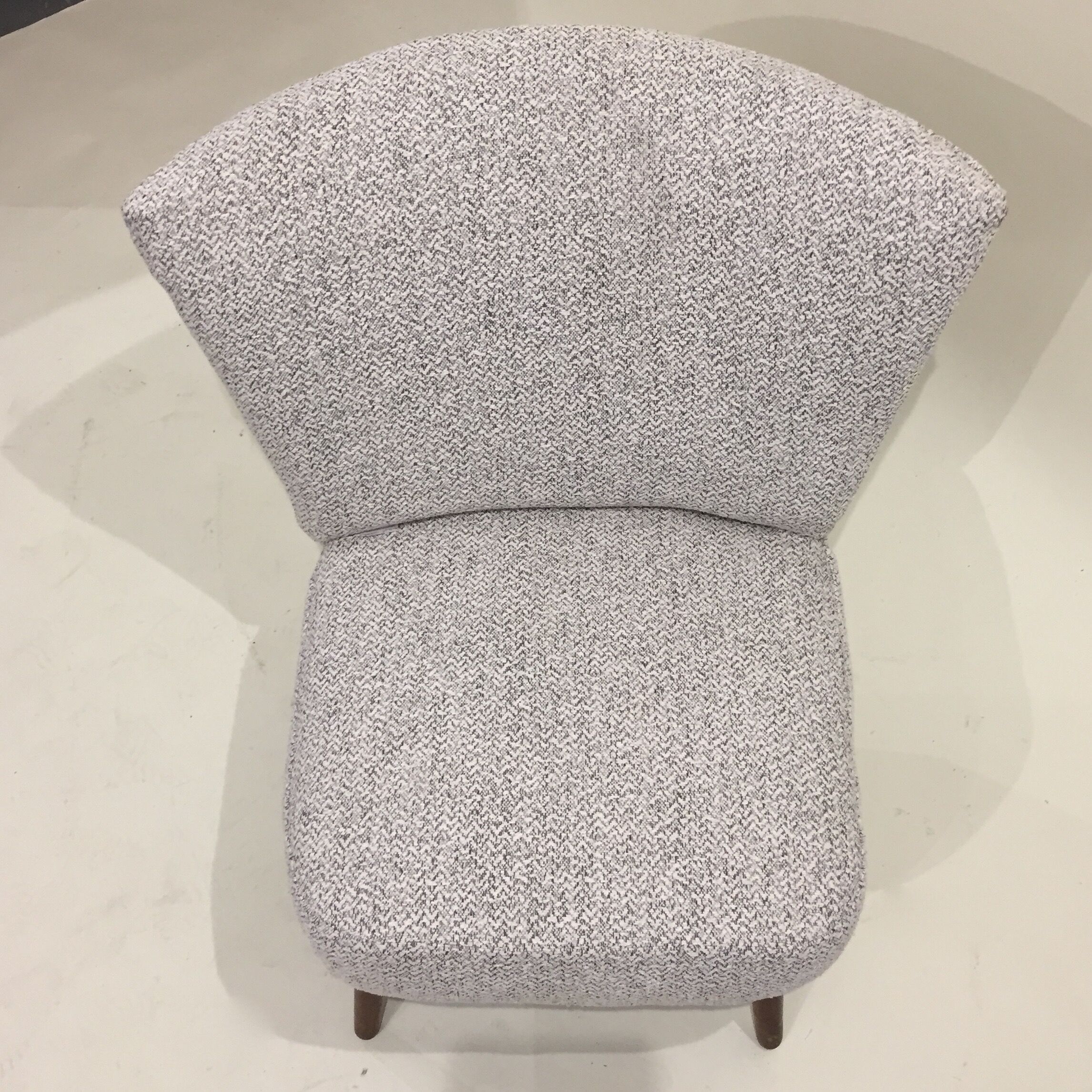 Cocktail chair reupholstered