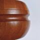 Solid teak bowl with lid. Denmark 1960s (2)