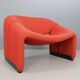 Pierre Paulin Lot de 2 fauteuils F598 Groovy pour Artifort New Upholstery, 1972