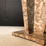 Side table / piece of sofa in marble 80s