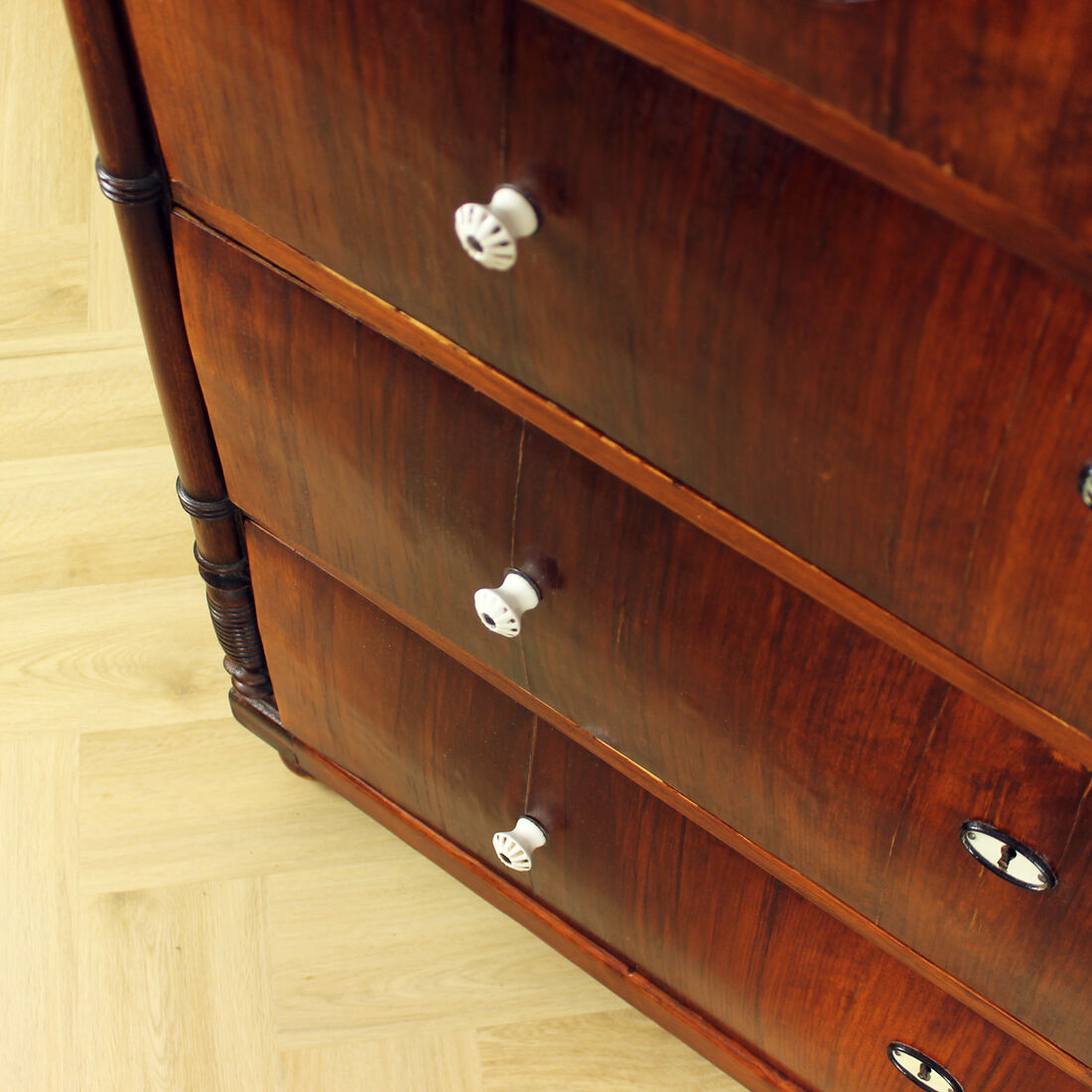 Art Deco Chest Of Drawers, Czechoslovakia 1920s