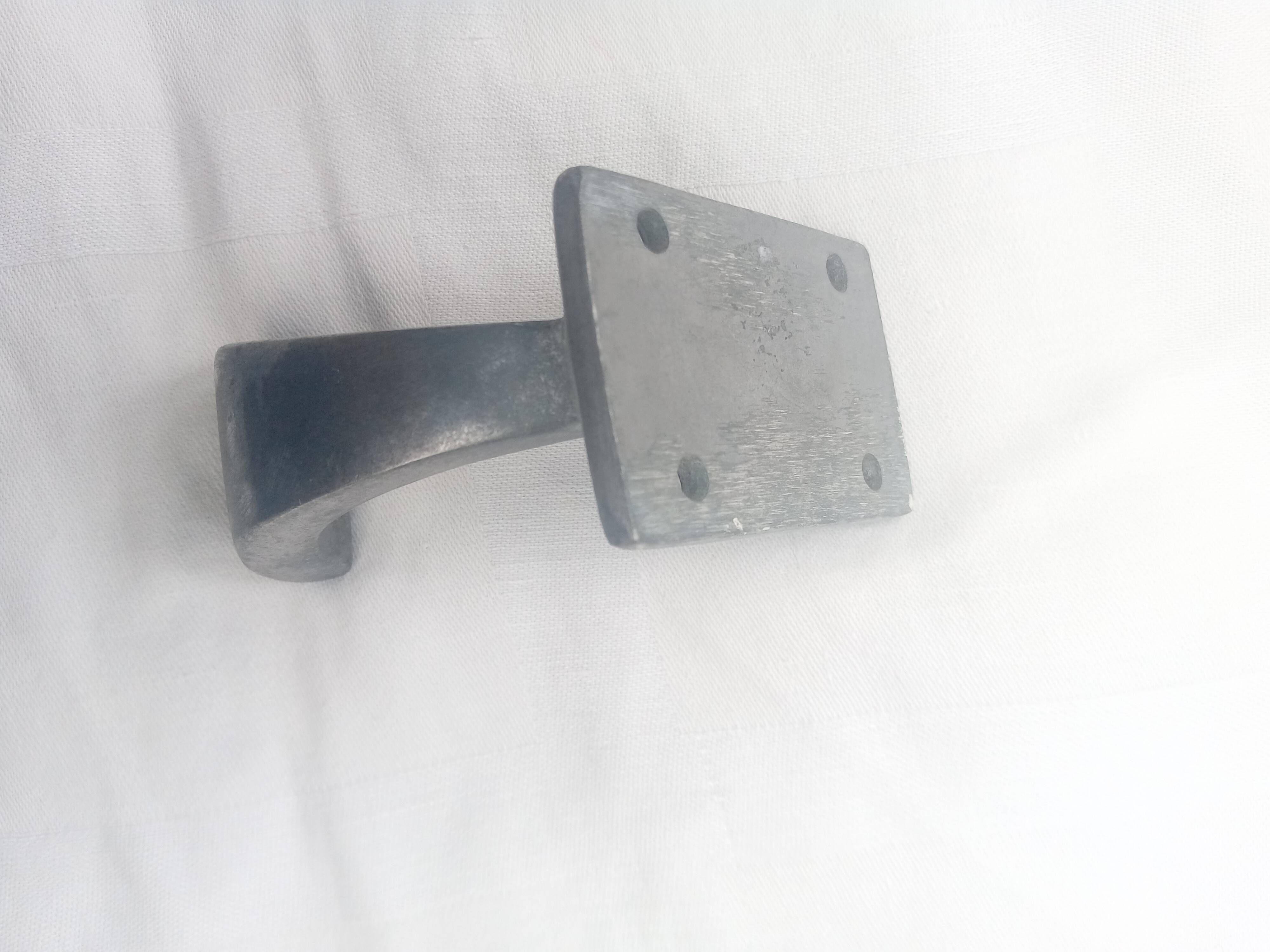 Set of 3 old coat hooks