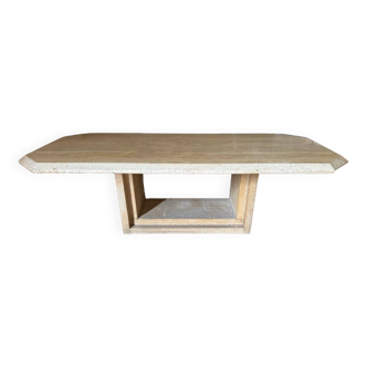 Vintage travertine table