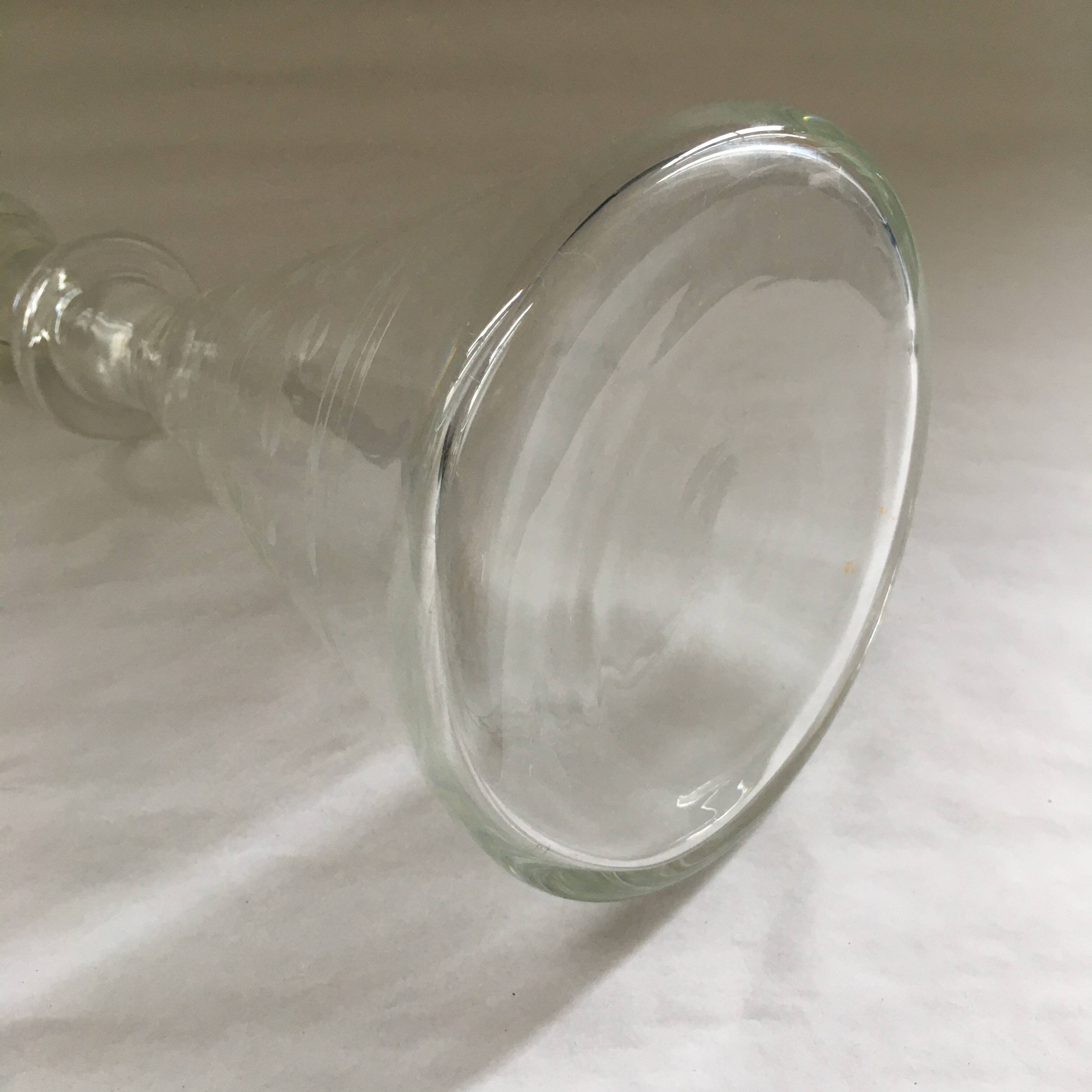 Carafe with chiseled floral decoration