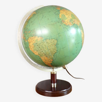 JRO illuminated terrestrial globe in German Ø33cm