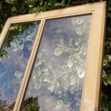 Glazed frame 70x83cm for partition