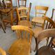 Set of 50 mismatched bistro chairs bentwood french Restaurant