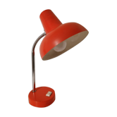 Vintage orange metal desk lamp