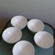 Bols côtelés en porcelaine de Chauvigny, Fernand Deshoulières