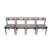 Lot de quatre chaises, Danemark, années 1960
