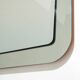 Square wall mirror with beveled edges, 1970s