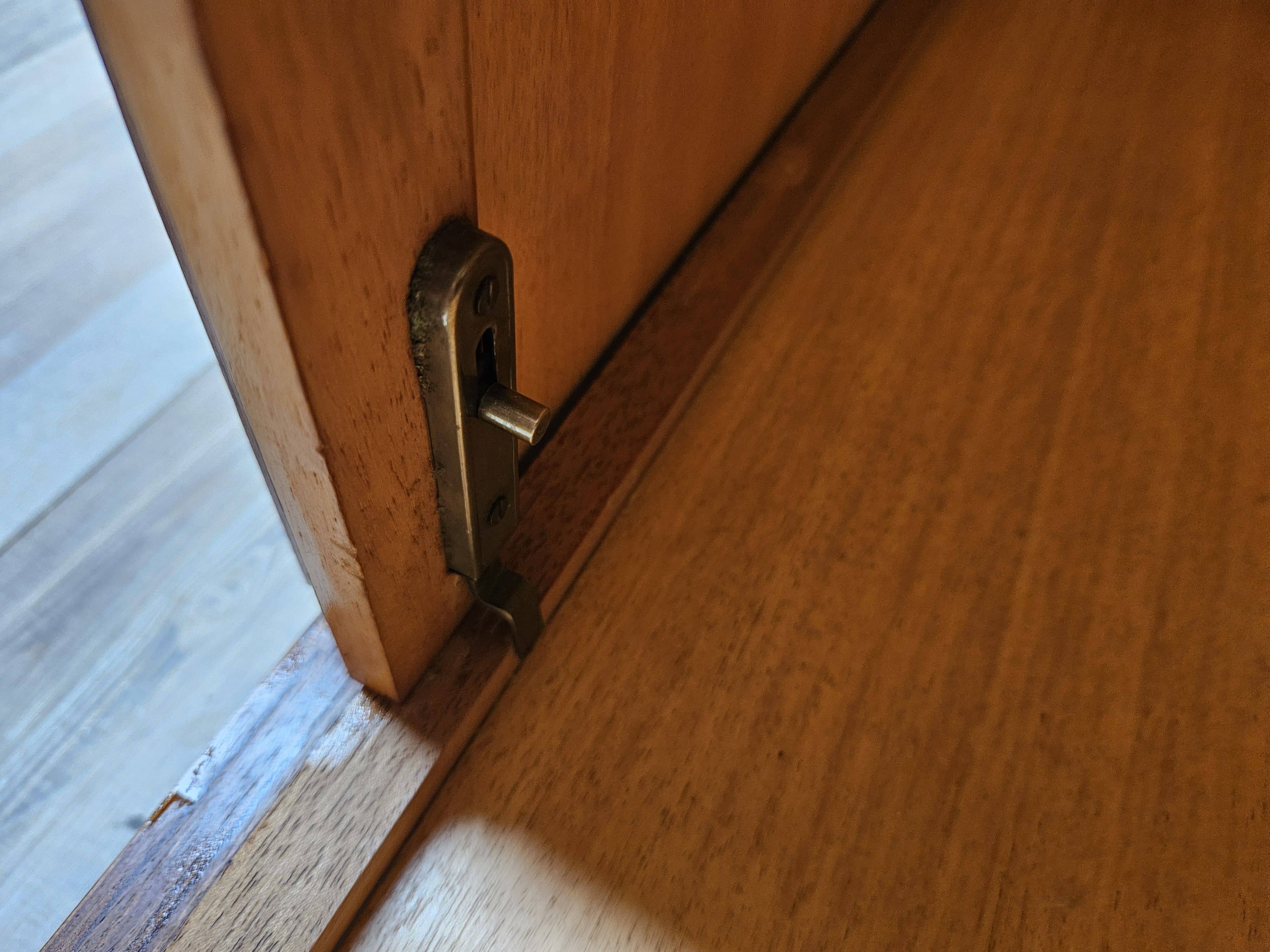 Vintage 1960s two-door wardrobe