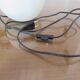 Lampe en opaline blanche 1980