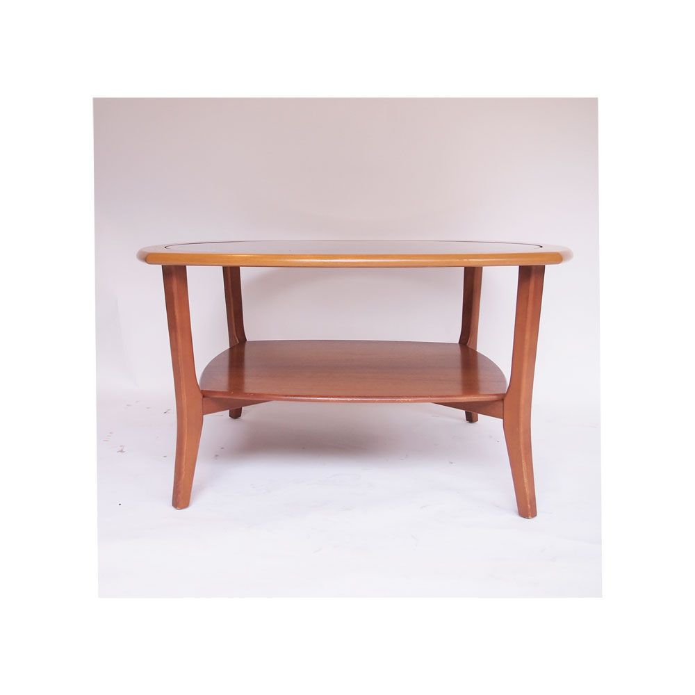 Square vintage Scandinavian coffee table