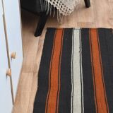 Flat striped rug 91 x 213 cm