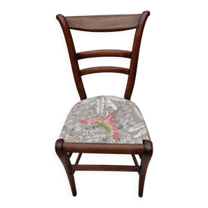 chaise tissu oiseau