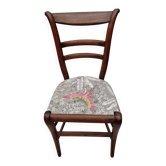 Chaise tissu oiseau