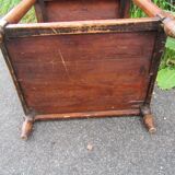 Rustic table with drawer