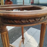 Gueridon ancien style louis xvi avec plateau marbre