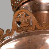 Copper chandelier