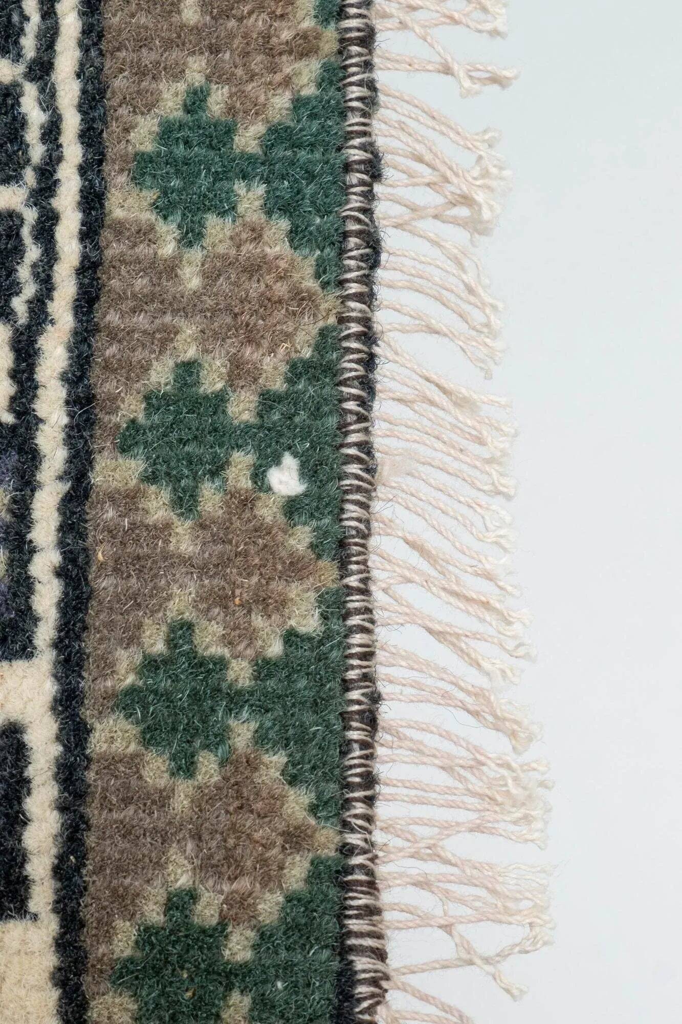 Vintage Turkish hallway rug 80x386 cm