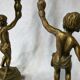 Paire de lampes en bronze