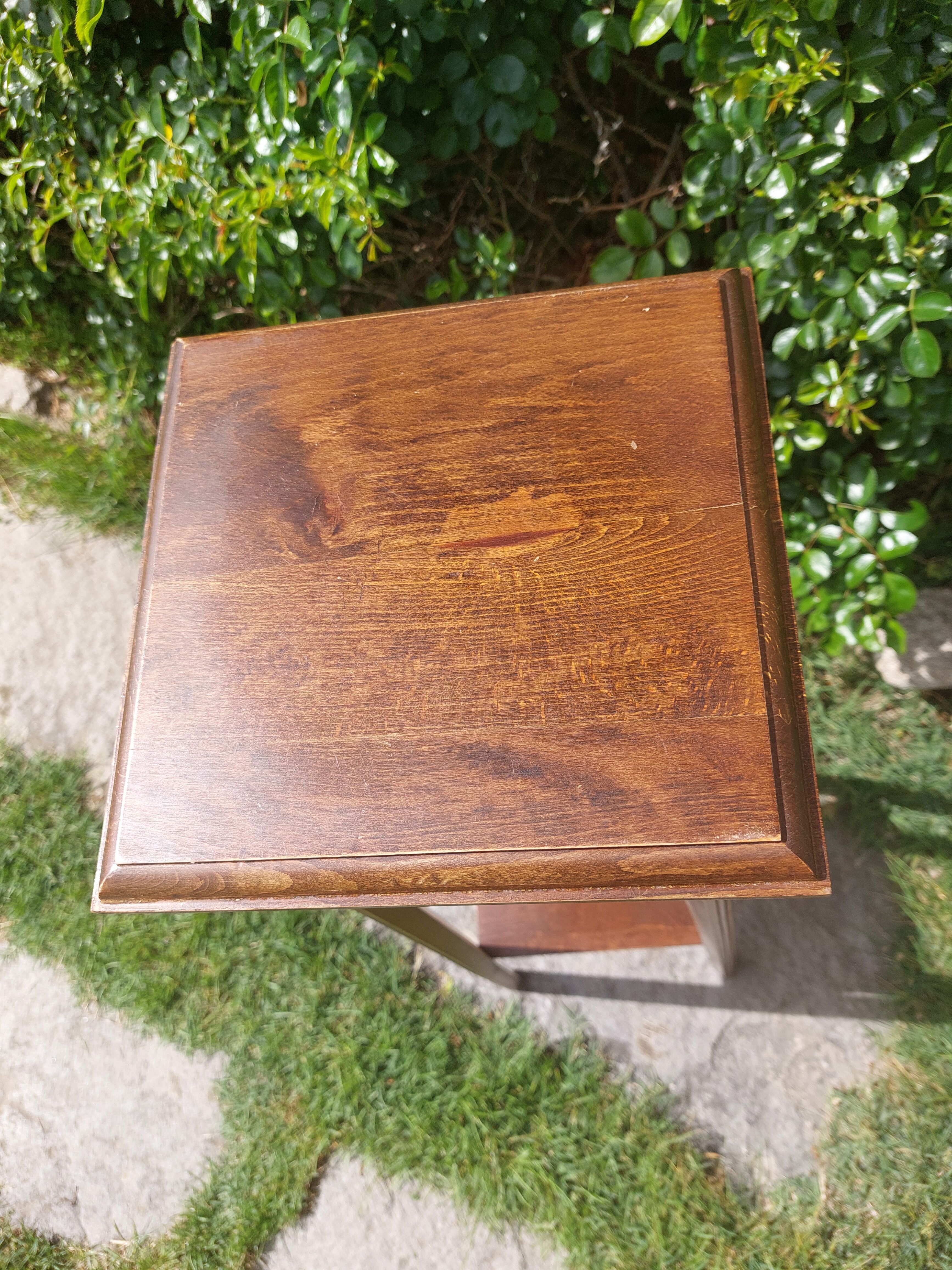 high wooden stool