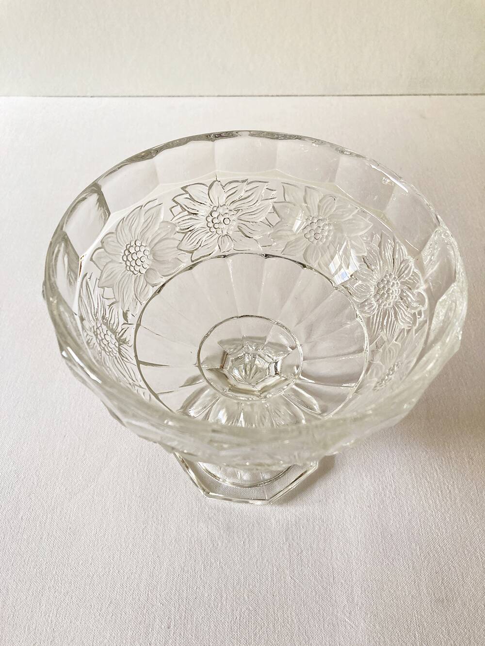 Genuine Bohemian crystal candy box, Czechoslovakia, 1950s-60s