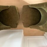 Pair of toad armchairs