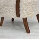 1960s, Danish design by Alfred Christensen, reupholstered, sheepskin.