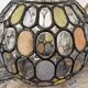 Pair of faceted glass globe wall lights