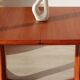 Vintage Dyrlund dining table in teak – the excellence of Danish design.